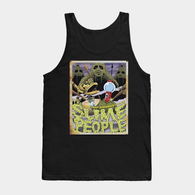 Mystery Science Rusty Barn Sign 3000 - The Slime People Tank Top by Starbase79